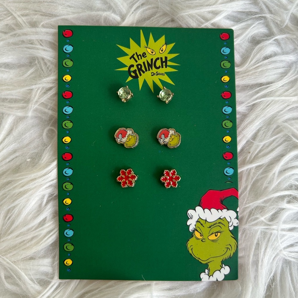 The Grinch Earring Set